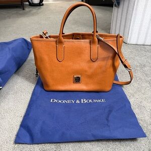Dooney & Bourke Orange Leather Tote